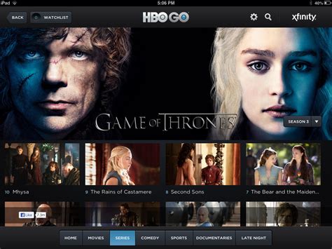 hbo last night.